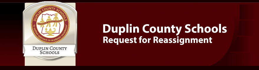 Duplin County Schools Request for Reassignment
